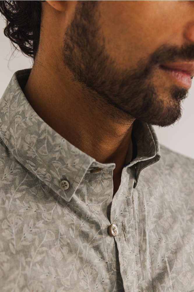 POPLIN OVERHEMD MET BORSTZAK 264 15911 1611